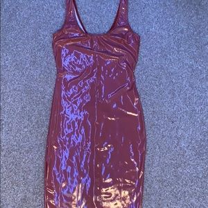 Mauve mini/midi dress